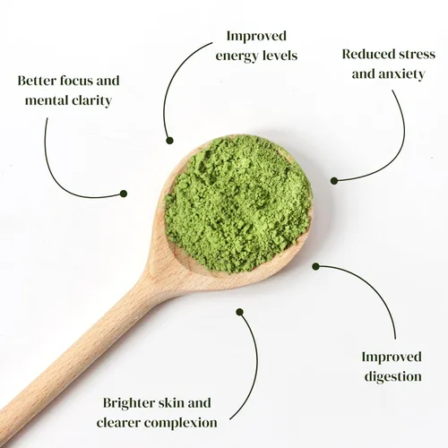 Vista 5 de Dr. Weil Matcha Kari - Té verde matcha orgánico en polvo - 30 gramos - Grado de barista japonés