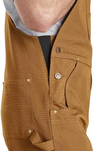 Vista 3 de Carhartt Overol con Pechera de Lona R01 de Corte Relajado para Hombre