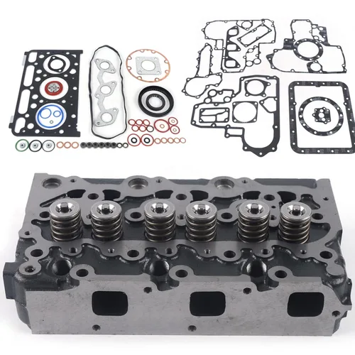 Vista 8 de D1503 - Juego completo de culata y junta completa compatible con la excavadora Kubota KX91-3 U35 (stock de EE. UU.)