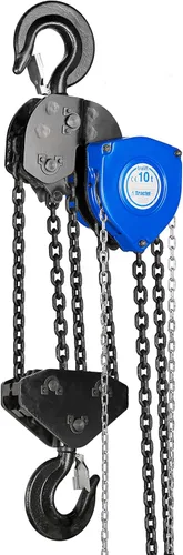 Vista 13 de Tractel Polipasto de cadena manual 1/4 tonelada - capacidad de 500 libras Cadena de acero de 10 pies Acero de grado industrial