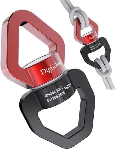 Vista 12 de Columpio giratorio resistente, dispositivo de rotación de seguridad de 35 KN, giratorio giratorio para columpio de cuerda de neumáticos, danza