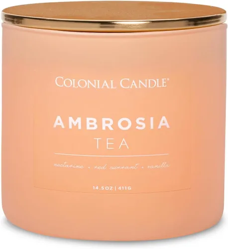 Vista 15 de Colonial Candle Winter Woods - Vela perfumada en frasco, colección Pop of Color, 3 mechas, verde, 14.5 onzas, hasta 60 horas de combustión