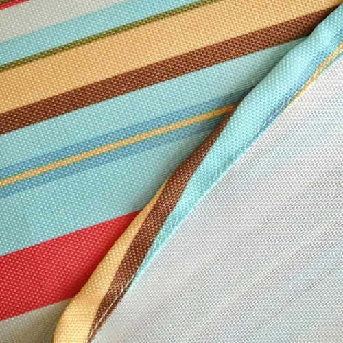 Vista 9 de DII Summer Stripe - Colección de mesa con cremallera para exteriores, multiusos, lavable a máquina, mantel, 60 pulgadas redonda, casa de playa
