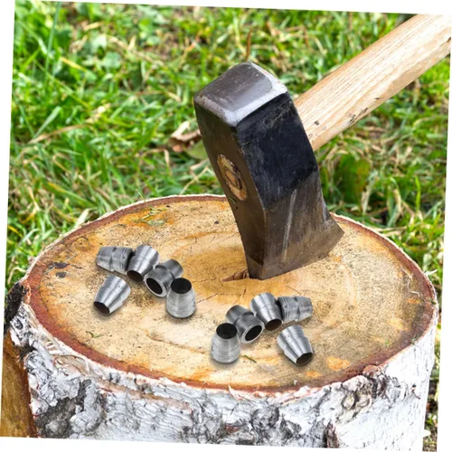 Vista 6 de DOITOOL Cuñas de repuesto de cuña de hacha de hierro para instalación de mango de martillo, incluye refuerzo de herramientas de carpintero y llenado