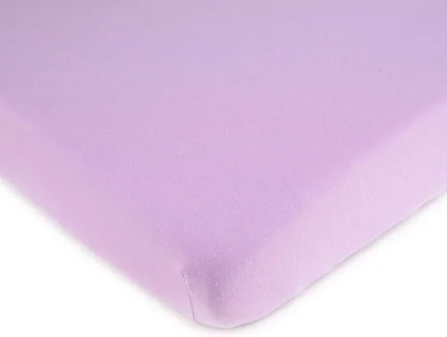 Vista 11 de SheetWorld - Sábana bajera ajustable para cuna (100% algodón, 28 x 52 pulgadas), color rojo sólido, fabricada en Estados Unidos