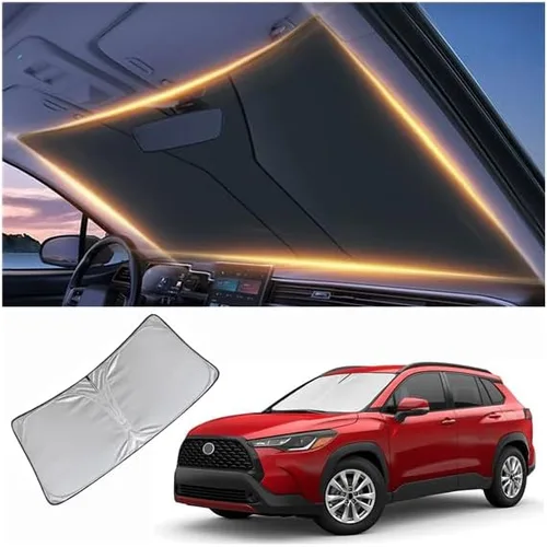 Vista 38 de Parasol para parabrisas para BMW X1 E84 para ventana delantera 2016-2024 2025 2026 X1 E84, protector de parabrisas para automóvil, accesorios