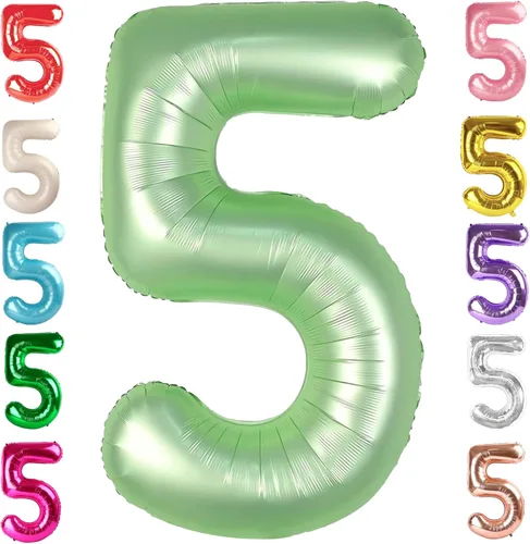 Vista 188 de Globos del números 0 de 40 pulgadas para formar los números 10, 20, 30, 40, 50, 60, 70, 80, 90, 100, para decoración de cumpleaños, bodas, eventos