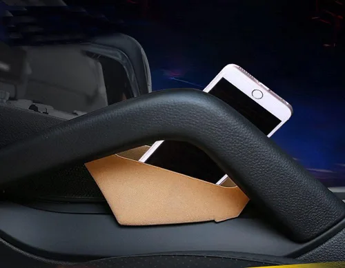 Vista 5 de HIGH FLYING Porsche Cayenne 2019 2020 2021 2022 2023 2024 Consola central de coche, panel de cambios lateral, contenedor de almacenamiento 2 piezas