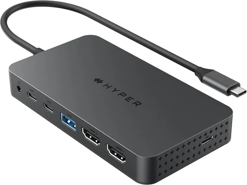 Vista 12 de HyperDrive Next Hub USB C de 4 Puertos para Mac, PC, Chromebook con HDMI 4K60Hz, 2 USB-A, Hub USB C 10Gbps, Puertos USB-C 10Gbps 100W de Entrega