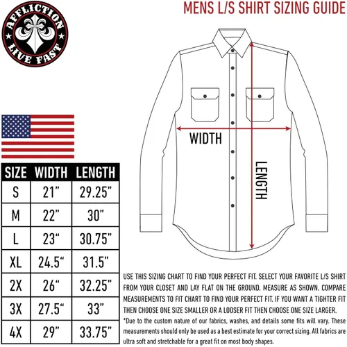 Vista 6 de Xtreme Couture by Affliction Camisa con botones para hombre Darkness
