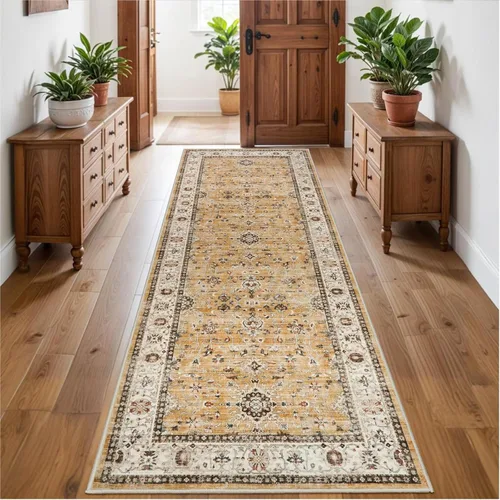 Vista 75 de Alfombra de pasillo lavable de 2 x 3 pies - Alfombra antideslizante resistente a las manchas, alfombras y tapetes de cocina duraderos