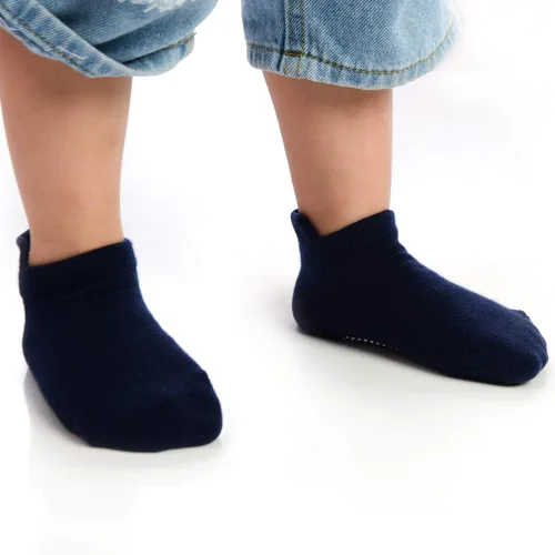 Vista 3 de Aminson Calcetines antideslizantes al tobillo con agarres para bebés y niños pequeños