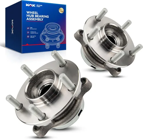 Vista 73 de KAX 510063 Rodamiento de rueda delantera compatible con Toyota Camry 2004-2017, Ford Edge 2007-2014, Toyota Sienna 2004-2010, conjunto de cubo