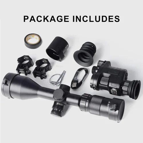 Vista 7 de oneleaf.ai Commander NV100 Plus 3-12 X 56 Visión diurna y nocturna para rifle de alcance