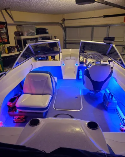 Vista 3 de YM E-Bright Tira de luces LED azules para automóviles, 11.8 pulgadas, impermeable, luces subterráneas para automóvil, motocicletas, carrito de golf