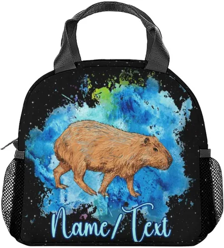 Vista 12 de Lonchera para niños – Bolsas de almuerzo con aislamiento medio con correa para el hombro – Bonita lonchera para niños y niñas – Bolsa de almuerzo