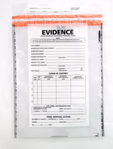 Vista 7 de Bolsas de evidencia, paquete de muestra de papel y plástico (12 bolsas)