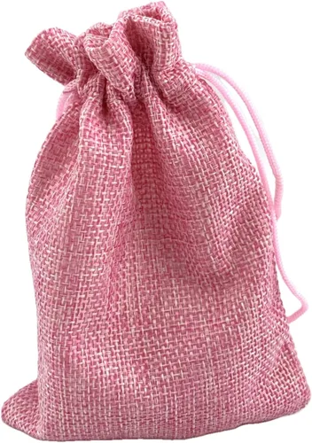 Vista 45 de Palmhomee Paquete de 20 bolsas de regalo de arpillera con cordón, bolsas de joyería de lino, bolsas de yute de arpillera para joyas de cumpleaños