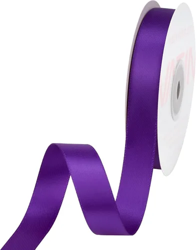 Vista 15 de VATIN - Cinta de satén de doble cara beige de 1/4", 25 yardas continuas, cinta de poliéster beige para ramo de lazos, envoltura de regalos, arreglo