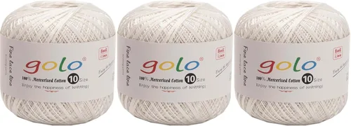 Vista 71 de golo 24 bolas hilo de ganchillo tamaño 10 hilo para tejer a mano hilo de ganchillo 10-24-1