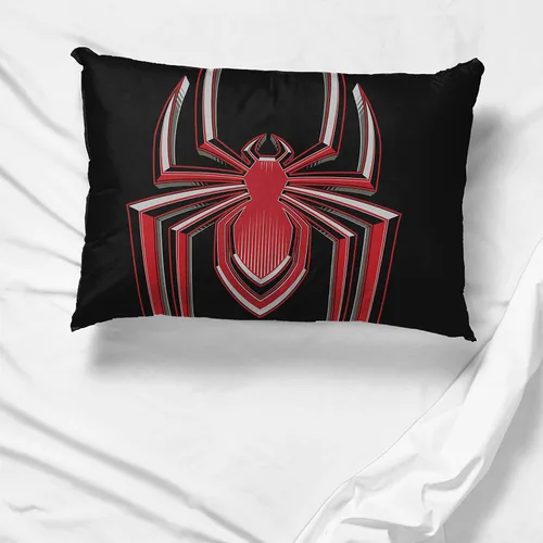 Vista 4 de Jay Franco Marvel Miles Morales Gamerverse Be Greater 1 funda de almohada reversible individual – Ropa de cama infantil súper suave de doble cara
