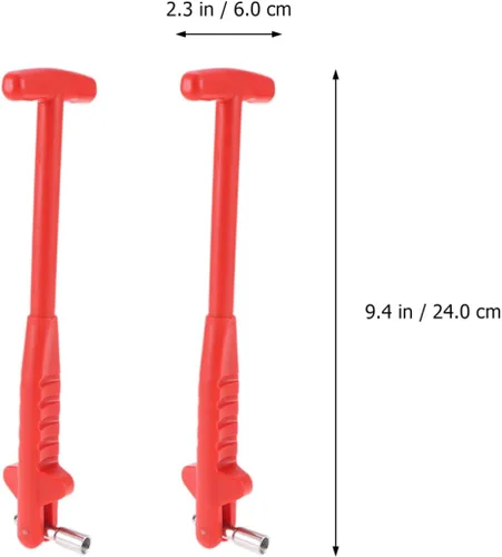 Vista 2 de Tire Valve Stem Puller Tool 2pcs Set Plastic Car Tire Repair Tool Valve Core Removal Installer
