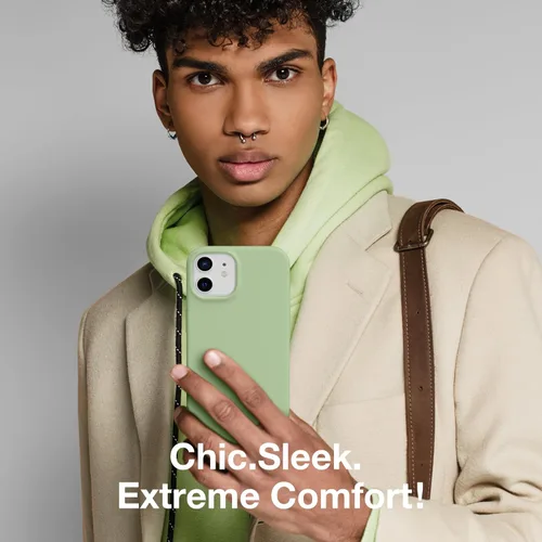 Vista 1104 de GONEZ Funda magnética para iPhone 14, compatible con Magsafe, con protector de pantalla + protector de cámara, forro de microfibra antiarañazos