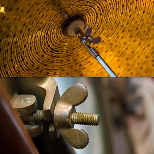 Vista 4 de uxcell Tuercas de ala de latón, tuerca de mariposa M6, apriete a mano sujetadores para muebles, maquinaria, equipo electrónico, 12