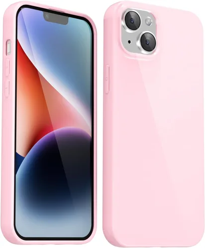 Vista 487 de Svanove para iPhone 7 Plus/ 8 Plus, funda de silicona, de goma suave brillante y gel de jey lindo, funda protectora de plástico simple y lisa