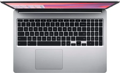 Vista 4 de acer Laptop Chromebook. Pantalla táctil Full HD 1080p IPS de 15.6 pulgadas, procesador Intel Celeron N4020 de doble núcleo, RAM DDR4 de 4 GB, 64 GB