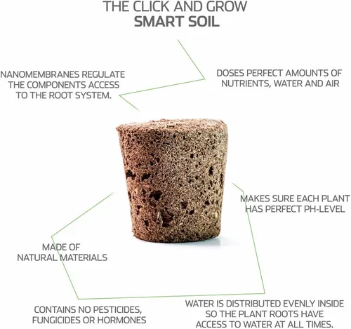 Vista 3 de Click & Grow Seedless Grow Anything Pods - Paquete de 3 cápsulas de plantas experimentales para aventuras de jardinería