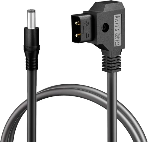 Vista 17 de Alvin's Cables D-tap a DC Cable de alimentación 12V 0.217 in ×2.0.039 in DC Cable en espiral para Canon C70, Atomos Shogun, Blackmagic Video Assist