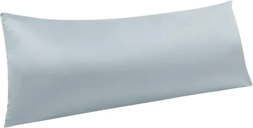 Vista 21 de NTBAY Fundas de almohada de satén con cremallera para cabello y piel, juego de 2 fundas de almohada estándar de lujo con cremallera oculta, 20 x 26