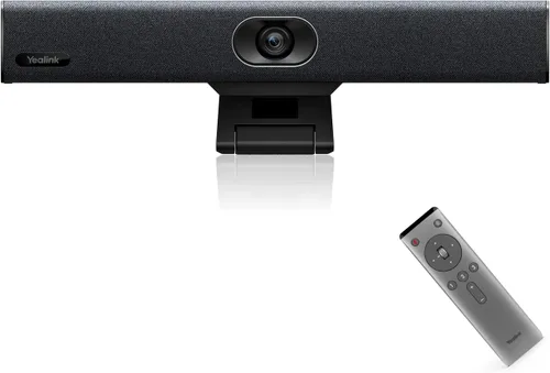Vista 10 de Cámara para videoconferencia Yealink, cámara web 4K, encuadre automático AI de 120°, 8 matrices de micrófonos y seguimiento de altavoces