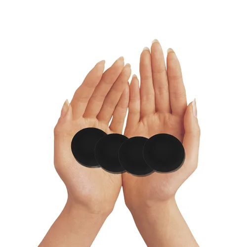 Vista 5 de Almohadillas de espuma para auriculares de espuma para auriculares Cubiertas de cojín de esponja (negro) 5 pares