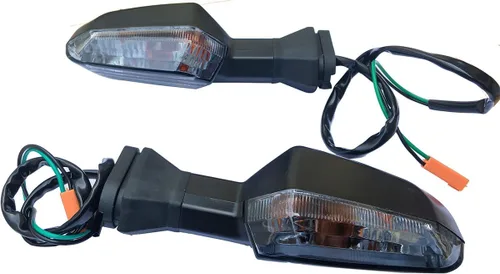 Vista 2 de Compatible con 1 par de luces intermitentes de lente ahumada para KAWASAKI VERSYS 1000 (KLZ1000BHF) 2017