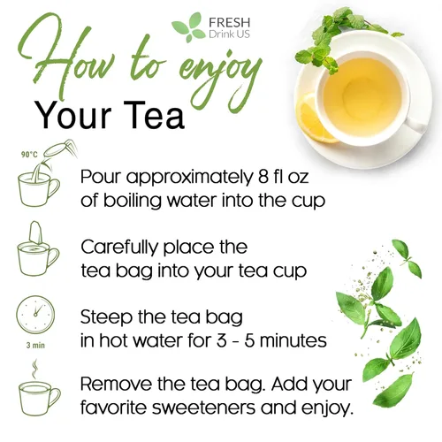 Vista 556 de FreshDrinkUS, 135 bolsas de té de jengibre y cúrcuma premium, ingredientes 100% naturales, mezcla hecha a mano de té de hierbas de cúrcuma