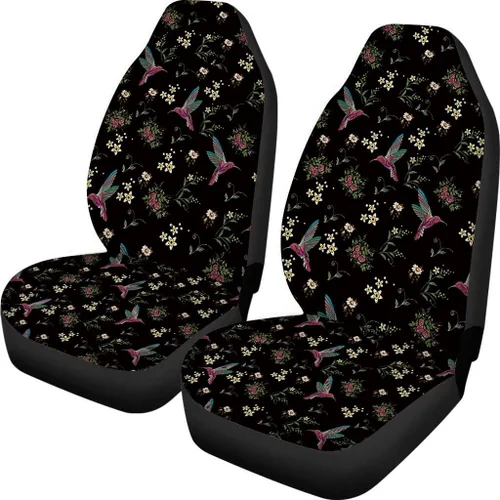 Vista 37 de 2 fundas para asientos delanteros del auto únicamente, diseño 3D colorido y floral para mujeres, accesorios de ajuste universal
