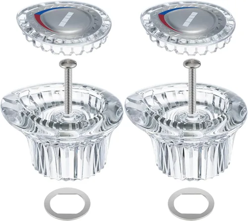 Vista 7 de Enhon Manija de ducha de repuesto compatible con grifo Moen 96797 Chateau para bañera y ducha. Kit de repuesto de pomo de ducha compatible