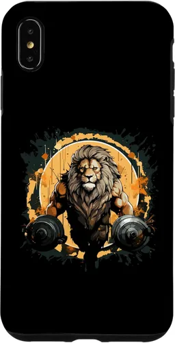 Vista 7 de Funda de motivación para iPhone 14 Lion Bodybuilding Beast Fitness Gym