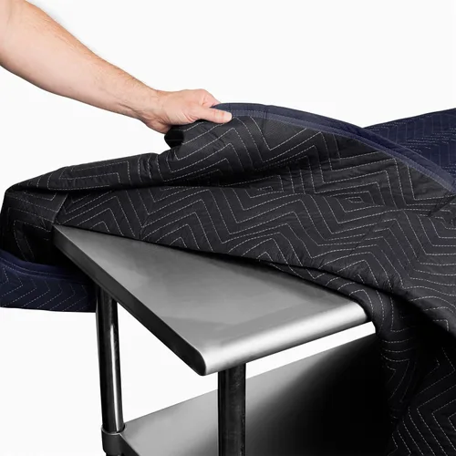 Vista 2 de Sure-Max Manta de mudanza y embalaje - Pro Economy - 80 x 72 pulgadas (35 lb/dz de peso) - Almohadilla acolchada profesional para muebles de envío