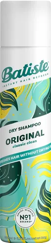 Batiste Champú seco original, 6.76 oz / 200 ml, Polvo, Cabello graso, Control de grasa, Aroma cítrico