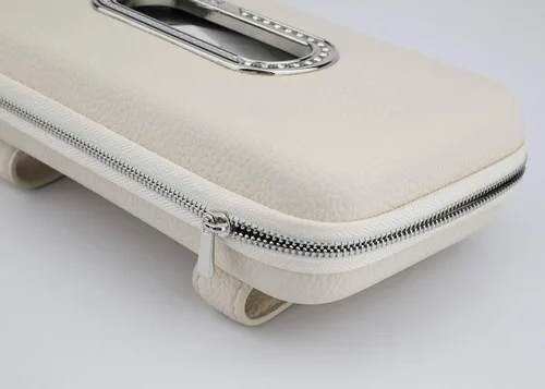 Vista 6 de Soporte para pañuelos de automóvil, soporte para servilletas para visera de automóvil, soporte de pañuelos para visera de automóvil, soporte de Beige