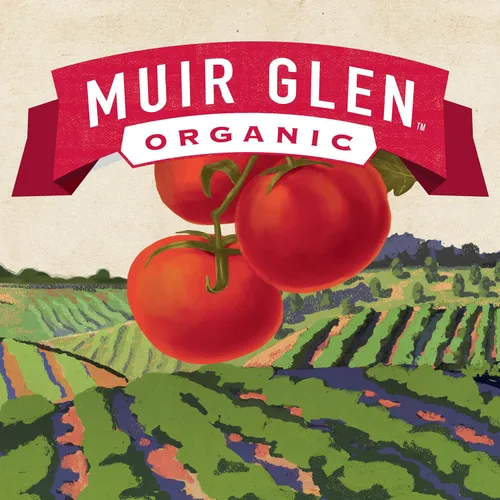 Vista 6 de Muir Glen Tomates triturados enlatados asados al fuego, 28 onzas.