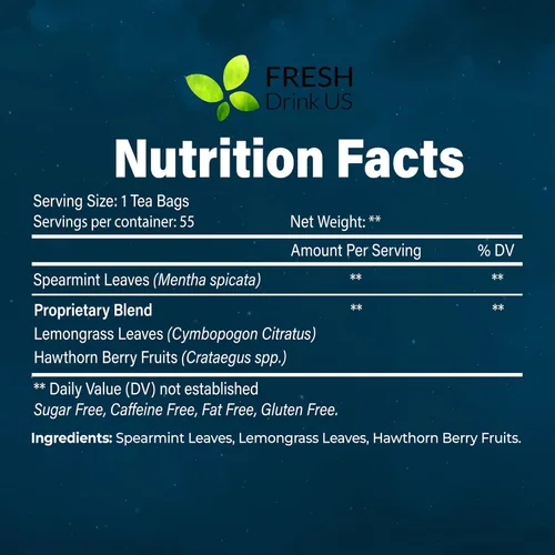 Vista 498 de FreshDrinkUS, 135 bolsas de té de jengibre y cúrcuma premium, ingredientes 100% naturales, mezcla hecha a mano de té de hierbas de cúrcuma