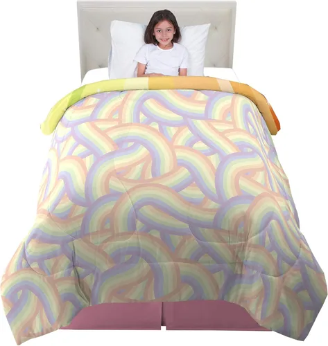 Vista 2 de Franco edredón reversible y muy suave para niños, ropa de cama de tamaño individual/matrimonial, My Little Pony