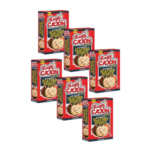 Vista 17 de Ragin' Cajun Authentic Gumbo Mix - Caja de 5 onzas, sin MSG, base de Gumbo criollo de Luisiana para pollo, salchichas y mariscos, lista en 25 minutos