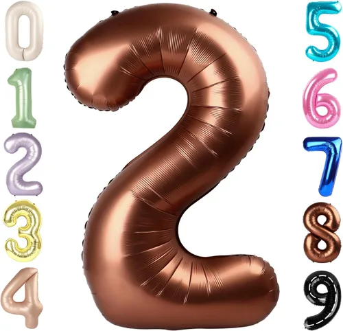 Vista 311 de Globos de números 0 de 40 pulgadas, globos negros de números para números 10, 20, 30, 40, 50, 60, 70, 80, 90, 100, globos de números 10, 20, 30, 40