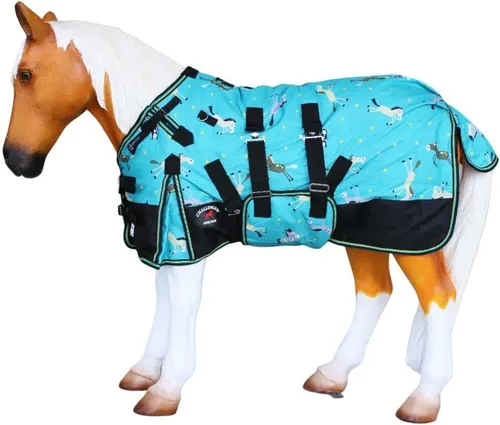 Vista 16 de 36" 1200D Manta de invierno para potro, poni, caballo, y asno miniatura Challenger 51996B