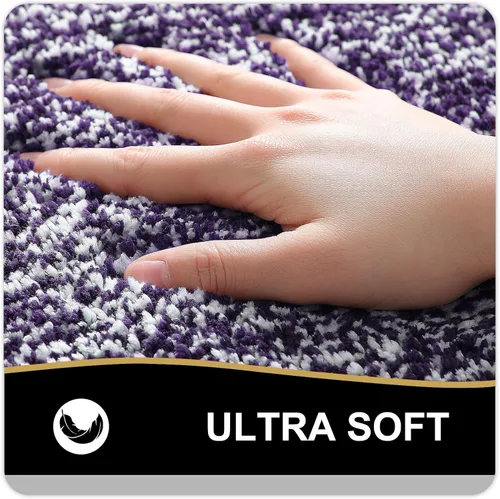 Vista 32 de OLANLY Alfombras de baño 30x20, tapete de baño de microfibra extra suave y absorbente, antideslizante, lavable a máquina, secado rápido, alfombra